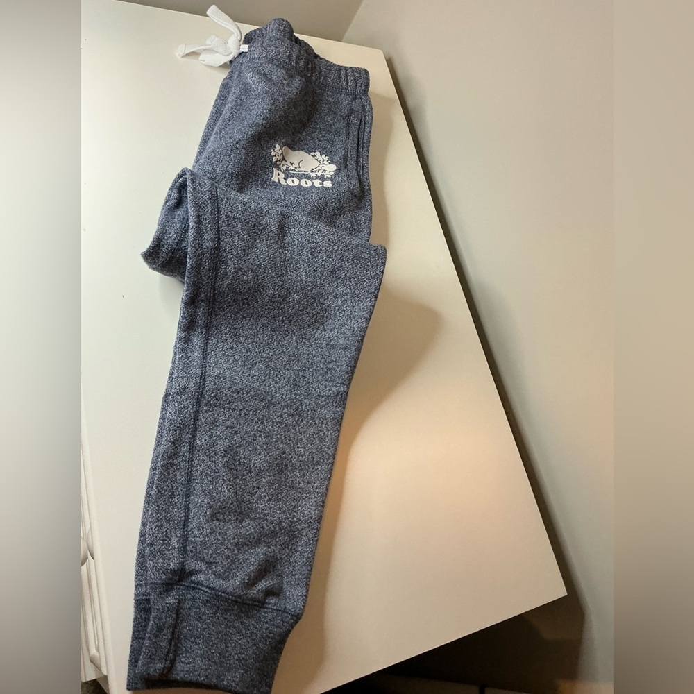 Roots Women’s Heathered Blue Joggers